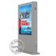 55 Inch Waterproof Digital Signage PCAP Touch Screen LCD Advertising Totem Monitor