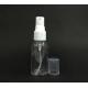 Round PET Plastic Spray Bottle For Daily Use Classic Design Transparent Color Smooth Surface