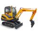 Customized 20600kg Yellow Heavy Equipment Excavator