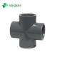 Water Supply Pn16 PVC Pipe Fitting Four Way Tee Cross Tee Connector Equal for Plumbing