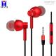 TPE Cable IPX2 Metal Wired Earphones