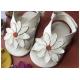 Leather Open Toe Kids Flat Sandals Breatherable Soft EURO 19 - 22