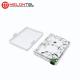 MT-1222 1 2 core single port small indoor plastic fiber optic junction box ftth indoor joint box