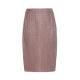 Shiny Polyester Womens Fashion Skirts Knee Length Pencil Skirts For Summer / Autumn