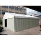 Solid Structure Steel Walls Industrial Warehouse Tent , Shutter Door Temporary Fabric Structures 