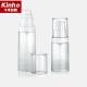 PP Cosmetic Airless Bottle 15-50ml Foundation Pump AS Cap Screw Skincare Cream Serum