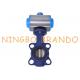 Soft Seat Wafer Pneumatic Actuator Butterfly Valve 2'' DN50 Cast Iron