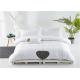 100% Goose Cotton And Satin White 400T Hotel Bed Linen Commercial Grade