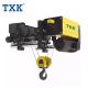 Heavy Duty TXK Electric Chain Hoist Remote Control , European Wire Rope Hoist With Imported Components