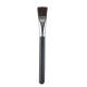 Flat Single Makeup Brush For Foundation And Mask Black Synthetic Hair