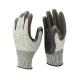 Anti-slip N-G1304 Grey Flexible Glass Fiber Level 5 Cut Resistant Safety Work Gloves