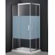 Double Shower Cubicle 1000 X 1000 Square Shower Enclosure With Aluminum Frame