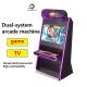 Indoor Retro Upright Dual Screen Arcade Game Machine Coin Operated Arcade Fighting Game Machine