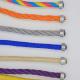 Combination Outdoor Playground Rope 16mm 6 Strand With Steel