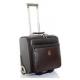 Black polyester/ nylon Trolley Bag Internal trolley system with new fashion aluminum rod