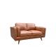 D30 Three Seater Leather Sofa 2 Seater Brown Leather Sofa Top Grain Plus Split Cover