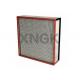 High Temp Oven Hood Filter Flange Type , Class 100 99.99% @ 0.3 Micron Oven Vent Filter