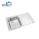 CH8346 Single Bowl Sink With Drain Board Stainless Steel Kitchen Sink Press Kitchen Sink