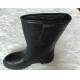 Cow Leather Steel Toe Knee Boots , Pu Injection Slip Resistant Rubber Boots