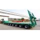 TITAN 3/4/6 axles 40/60/80 tons heavy transport semirremolque low bed trailer