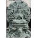 Chinese Buddha Bluestone Carved Sitting Buddha Statue