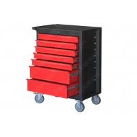 Mobile Multi Drawer Tool Cabinet , Stand Up Tool Cabinet Side Push Handle