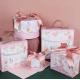 New Creative Pink Flower Candy Boxes Wedding Party Gifts Box Paper Chocolate Boxes Package