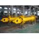 Simple Compact Telescopic Hydraulic Cylinder Flat Gate With Hang Upside Down