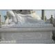 Chinese White Reclining Carving Figure Buddha Sculpture