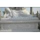 Chinese White Reclining Carving Figure Buddha Sculpture