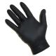 Black Color Disposable Nitrile Gloves , Nitrile Medical Gloves Soft Touch Feeling