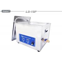 Digital Ultrasonic Jewelry Cleaning Machine , 15L Ultrasonic Carburetor Cleaner With Movable Basket