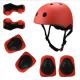 Adjustable Skateboard Skate Helmet pads with 7pcs set Protective Gear Knee Pads