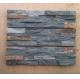 2.5-3cm Thickness Gray Slate Stacked Stone Veneer Panels