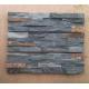 2.5-3cm Thickness Gray Slate Stacked Stone Veneer Panels