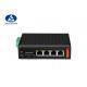 IEEE802.3az Fast Ethernet Media Converter 4x10/100Base TX / 4xPoE