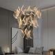 Acrylic Luxury Staircase Chandelier Lighting LED Multi Light Pendant Chandelier