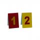 P055 /P057/P059  Red and Yellow aluminum photo evidence numbers