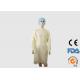 Water Repellent Disposable Medical Gowns , 20G PP Disposable Visitor Coats