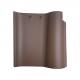 Chocolate Color Spanish Ceramic Villa Hotel Roof Clay Tiles Size 220*220mm