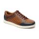 Brown Antiodor Leather Mens Shoes Casual Microfiber Lining