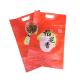 5kgs PA/PE rice packaging bag with portable handle vacuum printing plastic bag