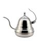 Home kitchen durable long spout coffee pot 1800ml stainless steel gooseneck shape manual drip tea kettle