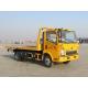 Yellow Color Wrecker Tow Truck Wheelbase 3800 Mm 5085kg Curb Weight