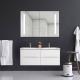SONSILL Luxury PVC Bathroom Cabinets 47 Inch Bathroom Vanity