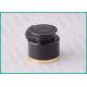 24mm Black Smooth Flip Top Bottle Caps For Shampoo Squeezable Bottle