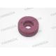 Red Color 20 * 9mm Grinding Stone Wheel for Yin Spreader , Textile Spare Parts