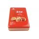 Rectangle Egg Yolk Cake Tin Box 0.25mm Tinplate Material With 375G Capacity