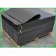 880mm 1000mm Uncoate 100gsm - 300gsm Black Kraft Cardboard For Shipping Bags Creat
