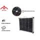 Stable Suitcase Solar Panels 200W Black Frame Nickel - Plated Alternative